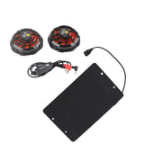 10W Solar Fan Outdoor Solar Powered Fan IPX7 Waterproof Shed Chicken Coop Greenhouse Import Export Exhaust Fan - Rear View
