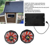 10W Solar Fan Outdoor Solar Powered Fan IPX7 Waterproof Shed Chicken Coop Greenhouse Import Export Exhaust Fan - Extra Image