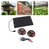 10W Solar Fan Outdoor Solar Powered Fan IPX7 Waterproof Shed Chicken Coop Greenhouse Import Export Exhaust Fan - Extra Image