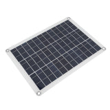 15W 12V Solar Charging Panel Professional Efficient Monocrystalline Silicon Solar Panel for Surveillance Camera Doorbell - Side View
