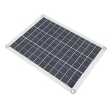 15W 12V Solar Charging Panel Professional Efficient Monocrystalline Silicon Solar Panel for Surveillance Camera Doorbell - Top-Down View