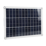 15W 12V Solar Charging Panel Professional Efficient Monocrystalline Silicon Solar Panel for Surveillance Camera Doorbell - Low Angle