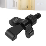 Stainless Steel Adjustable Portable Door Security Lock Travel Door Entry Safety Lock for Home Hotel Apartment College Dorm Black - Extra Image