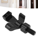 Stainless Steel Adjustable Portable Door Security Lock Travel Door Entry Safety Lock for Home Hotel Apartment College Dorm Black