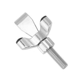 Stainless Steel Adjustable Portable Door Security Lock Travel Door Entry Safety Lock for Home Hotel Apartment College Dorm Silver - Rear View