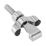 Stainless Steel Adjustable Portable Door Security Lock Travel Door Entry Safety Lock for Home Hotel Apartment College Dorm Silver - Extra Image