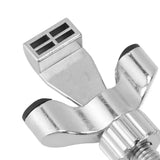 Stainless Steel Adjustable Portable Door Security Lock Travel Door Entry Safety Lock for Home Hotel Apartment College Dorm Silver - Extra Image