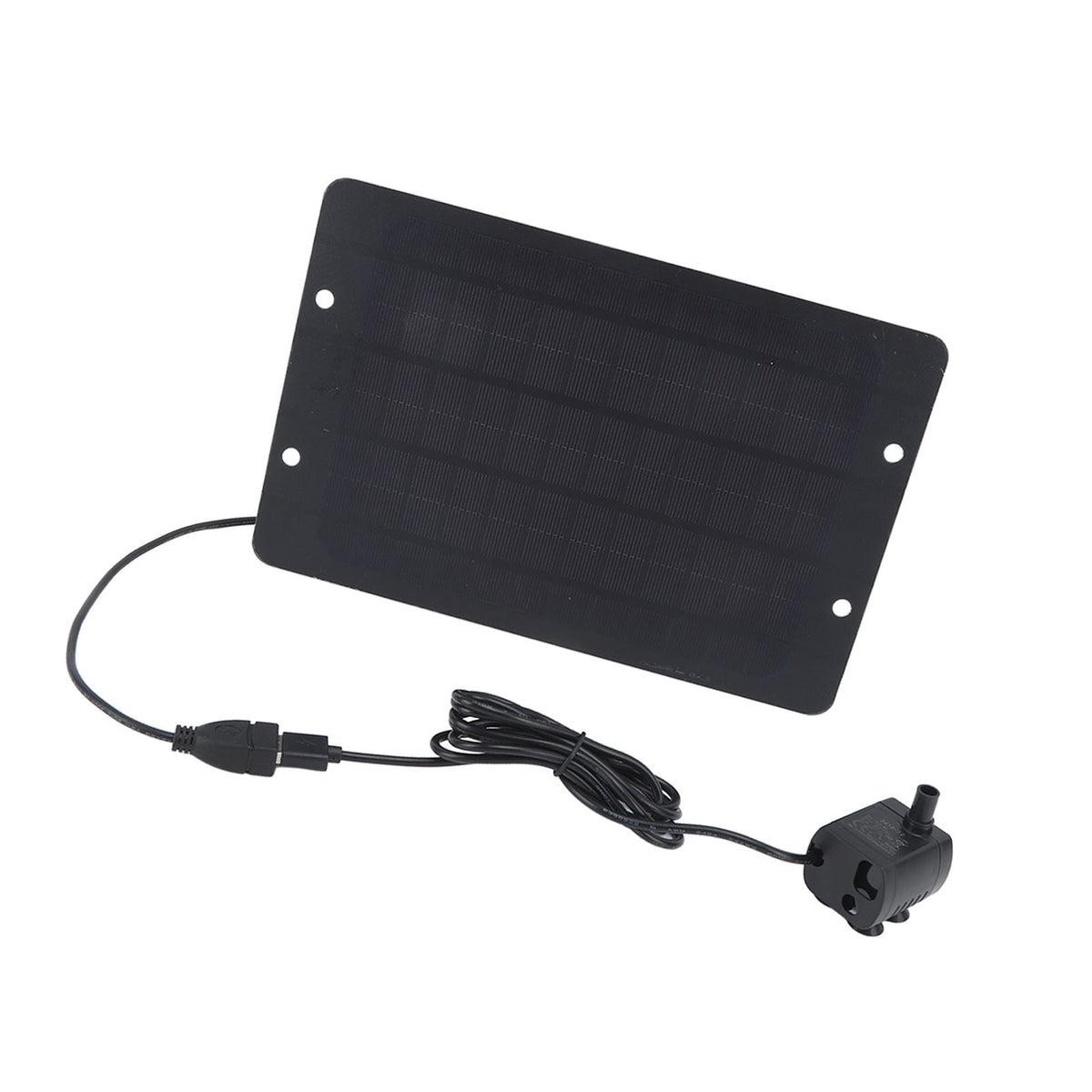 Solar Fountain 6V 10W Bird Bath Fountain USB Interface with Water Pump Solar Water Fountain for Patio Garden Bird Bath