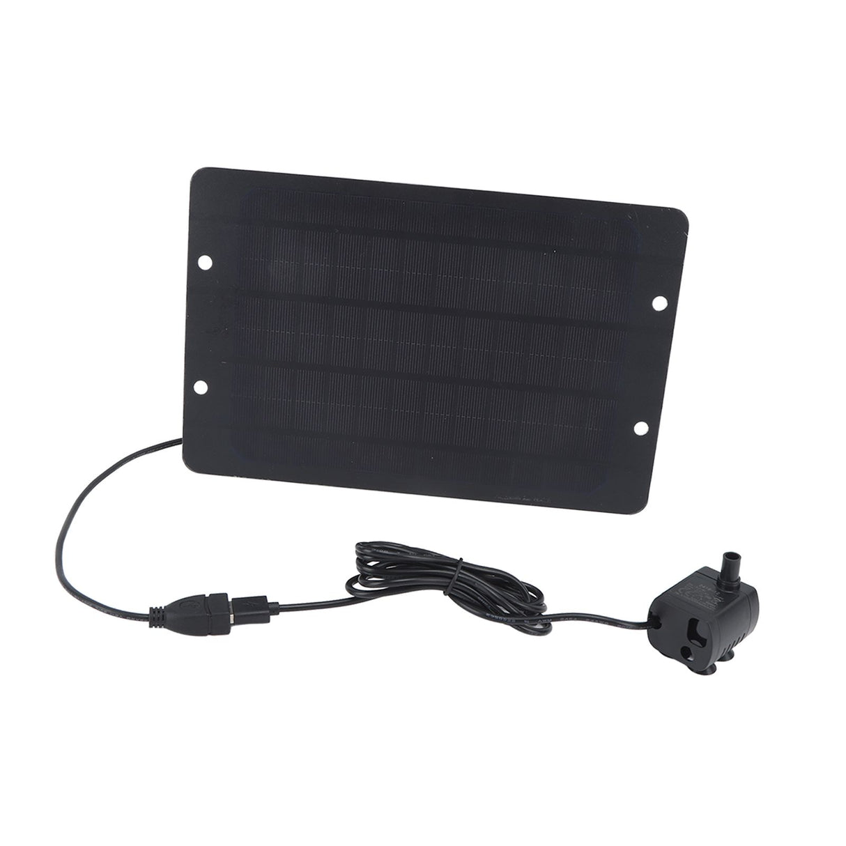 Solar Fountain 6V 10W Bird Bath Fountain USB Interface with Water Pump Solar Water Fountain for Patio Garden Bird Bath