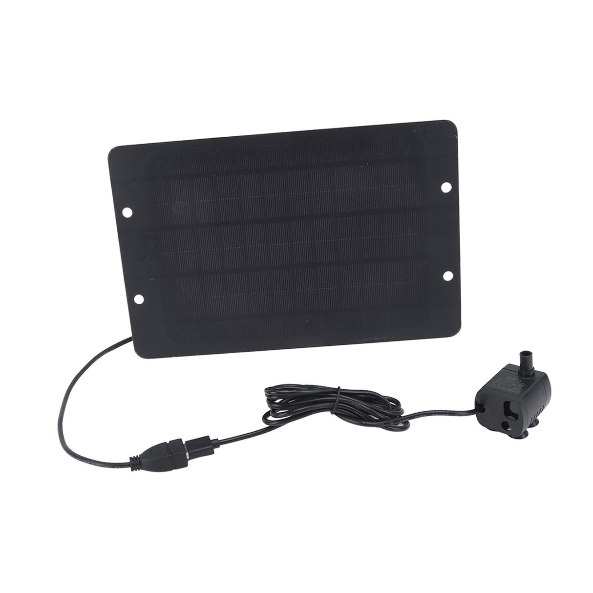 Solar Fountain 6V 10W Bird Bath Fountain USB Interface with Water Pump Solar Water Fountain for Patio Garden Bird Bath