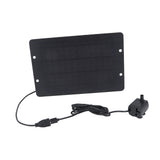 Solar Fountain 6V 10W Bird Bath Fountain USB Interface with Water Pump Solar Water Fountain for Patio Garden Bird Bath