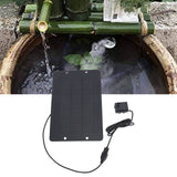 Solar Fountain 6V 10W Bird Bath Fountain USB Interface with Water Pump Solar Water Fountain for Patio Garden Bird Bath