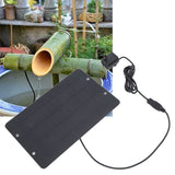 Solar Fountain 6V 10W Bird Bath Fountain USB Interface with Water Pump Solar Water Fountain for Patio Garden Bird Bath - Extra Image