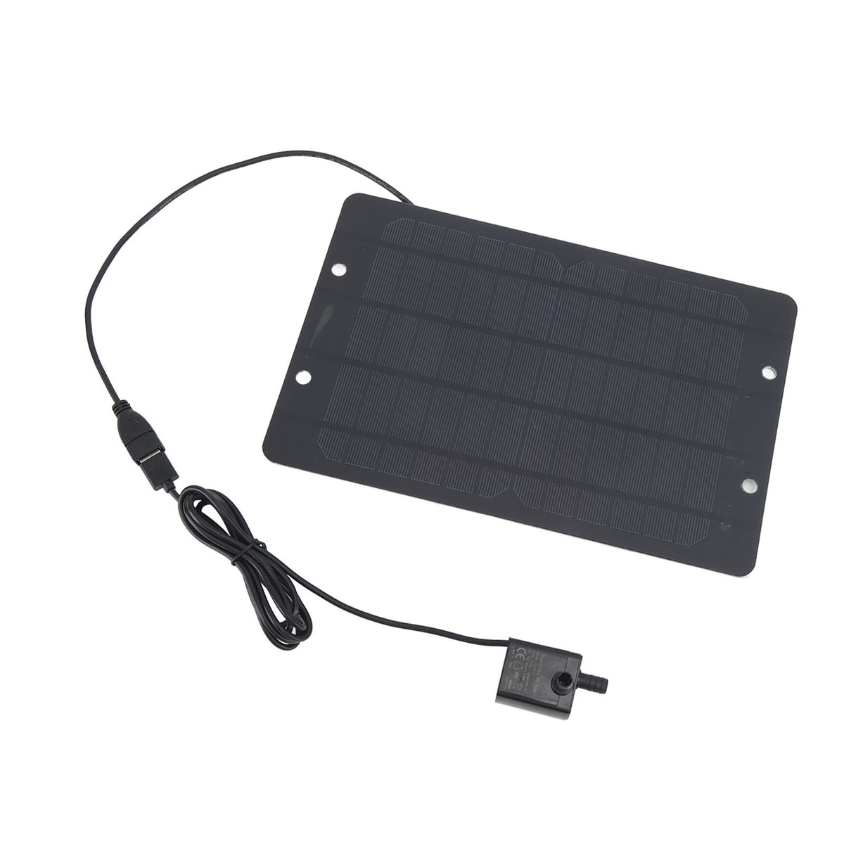Solar Water Fountain Pump Set 6V 10W USB Solar Fountain Water Pump for Bird Bath Garden Backyard Pool