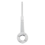 Bung Wrench 10 Inch Aluminum Drum Plug Wrench Barrel Opener Tool for 10 15 20 30 55 Gallon Bung Cap - Extra Image