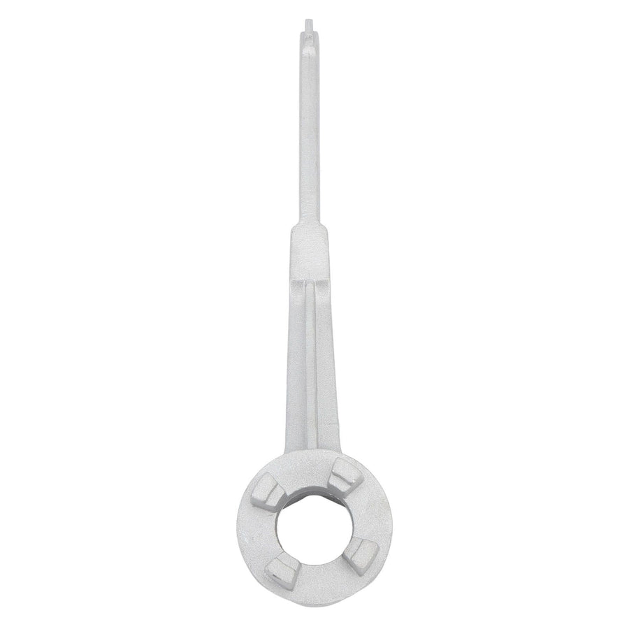 Bung Wrench 10 Inch Aluminum Drum Plug Wrench Barrel Opener Tool for 10 15 20 30 55 Gallon Bung Cap
