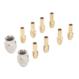 10PCS Drill Chuck Collet Set Brass Electric Drill Keyless Bit Collet Chuck Fast Change Adapter Tool for Replacement - Extra Image