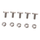 15 Set Hammer Head Screws M8 Stainless Steel Screws for Photovoltaic and Solar Installation