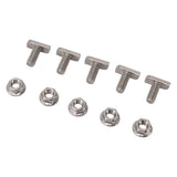 15 Set Hammer Head Screws M8 Stainless Steel Screws for Photovoltaic and Solar Installation - Top-Down View