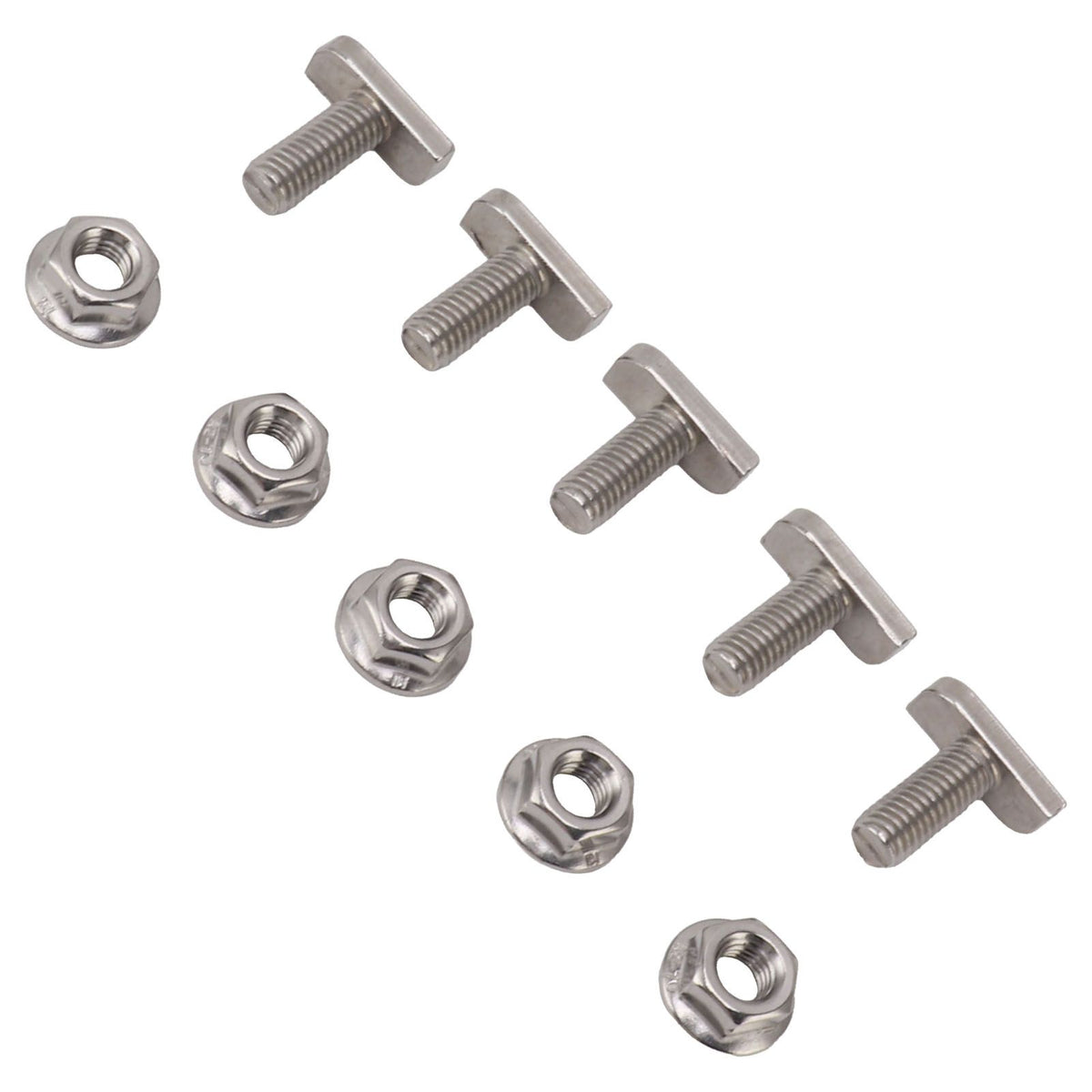 15 Set Hammer Head Screws M8 Stainless Steel Screws for Photovoltaic and Solar Installation