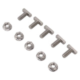 15 Set Hammer Head Screws M8 Stainless Steel Screws for Photovoltaic and Solar Installation - Rear View