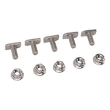 15 Set Hammer Head Screws M8 Stainless Steel Screws for Photovoltaic and Solar Installation - Close-Up Angle