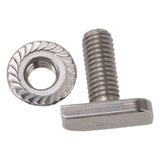 15 Set Hammer Head Screws M8 Stainless Steel Screws for Photovoltaic and Solar Installation