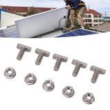 15 Set Hammer Head Screws M8 Stainless Steel Screws for Photovoltaic and Solar Installation - Extra Image