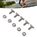 15 Set Hammer Head Screws M8 Stainless Steel Screws for Photovoltaic and Solar Installation - Extra Image
