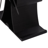 6 Blade Heat Powered Stove Fan for Wood Fireplace Chimney Fireplace Fan Increases Warm Air Silent Operation Black