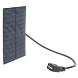 Solar Panel 3W 5V Portable Polysilicon Solar Photovoltaic Panel for Smart Phone Small Fans Outdoor - Front View