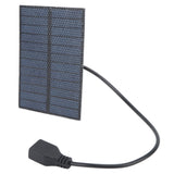 Solar Panel 3W 5V Portable Polysilicon Solar Photovoltaic Panel for Smart Phone Small Fans Outdoor - Side View