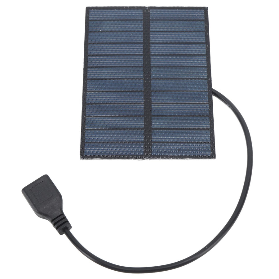 Solar Panel 3W 5V Portable Polysilicon Solar Photovoltaic Panel for Smart Phone Small Fans Outdoor