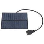 Solar Panel 3W 5V Portable Polysilicon Solar Photovoltaic Panel for Smart Phone Small Fans Outdoor