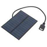 Solar Panel 3W 5V Portable Polysilicon Solar Photovoltaic Panel for Smart Phone Small Fans Outdoor - Close-Up Angle
