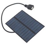Solar Panel 3W 5V Portable Polysilicon Solar Photovoltaic Panel for Smart Phone Small Fans Outdoor - Low Angle