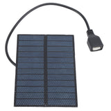 Solar Panel 3W 5V Portable Polysilicon Solar Photovoltaic Panel for Smart Phone Small Fans Outdoor - Extra Image