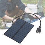 Solar Panel 3W 5V Portable Polysilicon Solar Photovoltaic Panel for Smart Phone Small Fans Outdoor - Extra Image