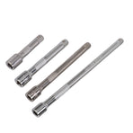 4pc 1/4in Drive Socket Extension Bar Set Long Shaft 50mm 75mm 100mm 150mm Ratchet Improved