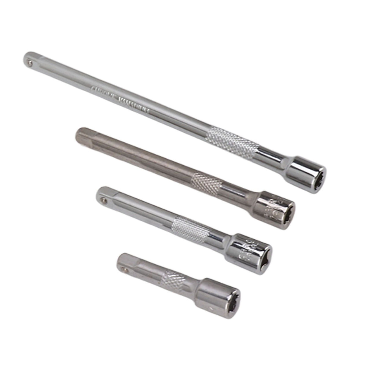 4pc 1/4in Drive Socket Extension Bar Set Long Shaft 50mm 75mm 100mm 150mm Ratchet Improved