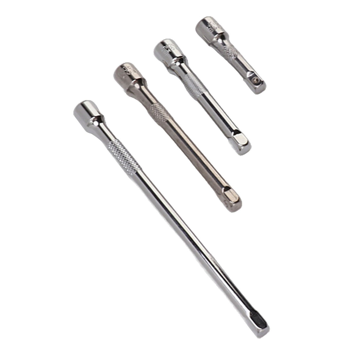 4pc 1/4in Drive Socket Extension Bar Set Long Shaft 50mm 75mm 100mm 150mm Ratchet Improved