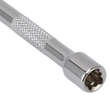 4pc 1/4in Drive Socket Extension Bar Set Long Shaft 50mm 75mm 100mm 150mm Ratchet Improved - Extra Image