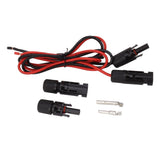 Solar Charge Cable Extension Wire Solar Connector Adapter Cable for RV Solar Panel Portable Power Station Solar Generator - Top-Down View
