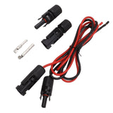 Solar Charge Cable Extension Wire Solar Connector Adapter Cable for RV Solar Panel Portable Power Station Solar Generator - Rear View