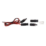 Solar Charge Cable Extension Wire Solar Connector Adapter Cable for RV Solar Panel Portable Power Station Solar Generator - Low Angle