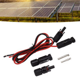 Solar Charge Cable Extension Wire Solar Connector Adapter Cable for RV Solar Panel Portable Power Station Solar Generator - Extra Image