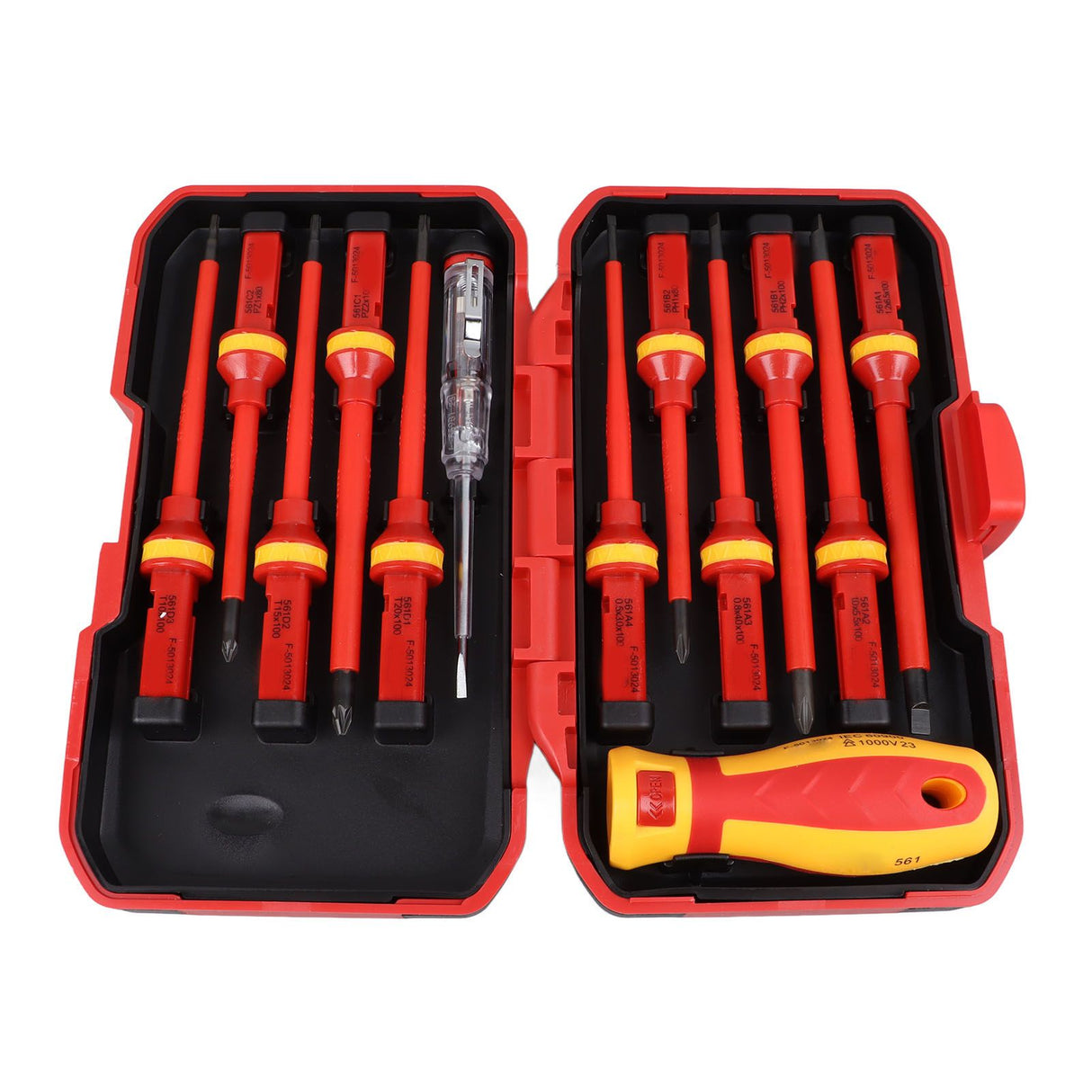 Premium Insulated Screwdrivers Set Insulated Professional Electricians Slotted Crossed Screwdriver Set for Repairing