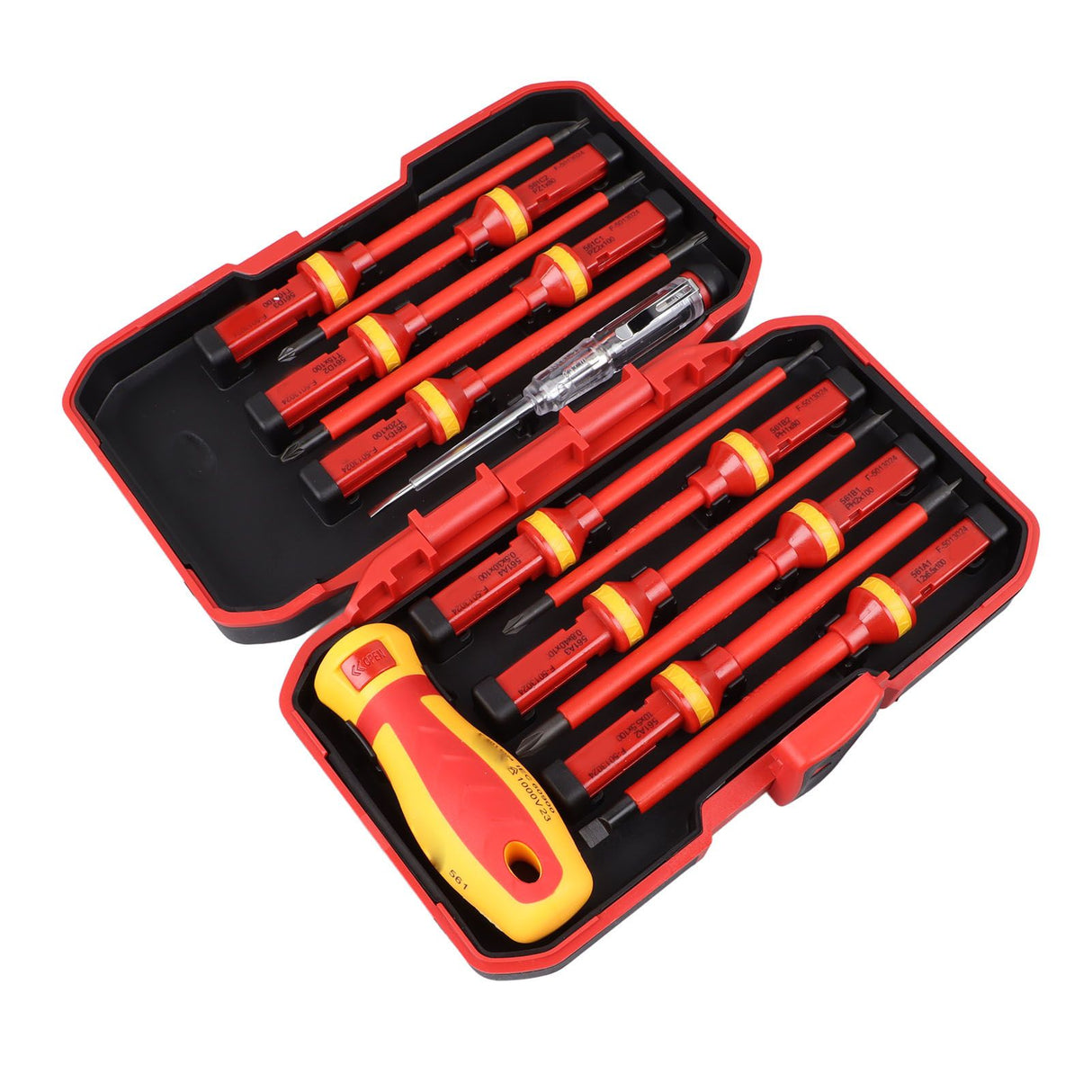 Premium Insulated Screwdrivers Set Insulated Professional Electricians Slotted Crossed Screwdriver Set for Repairing