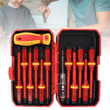 Premium Insulated Screwdrivers Set Insulated Professional Electricians Slotted Crossed Screwdriver Set for Repairing - Extra Image