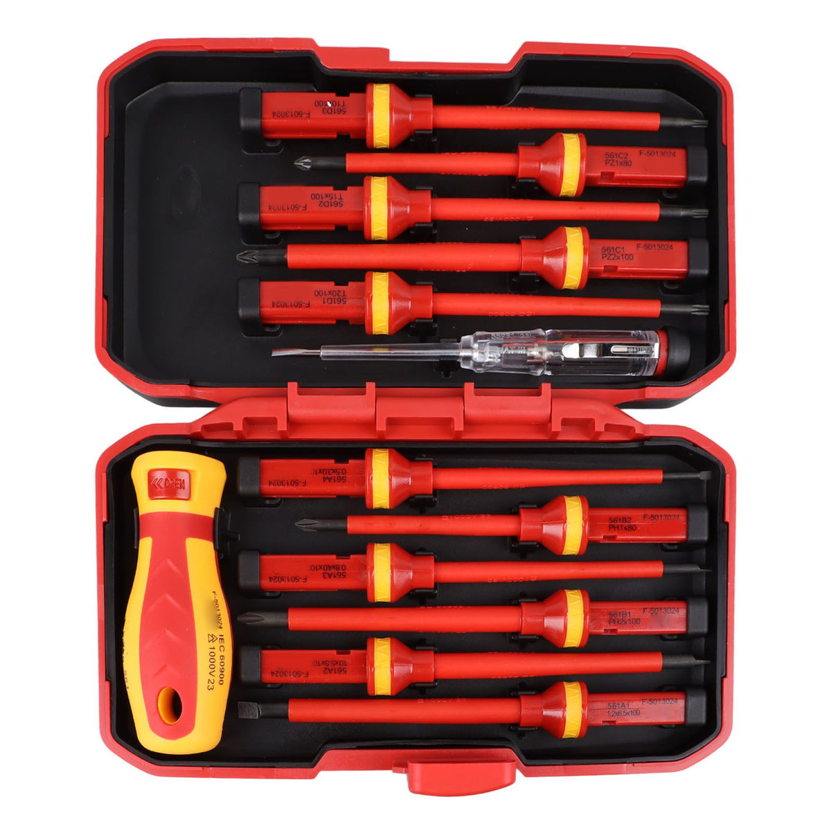 Premium Insulated Screwdrivers Set Insulated Professional Electricians Slotted Crossed Screwdriver Set for Repairing